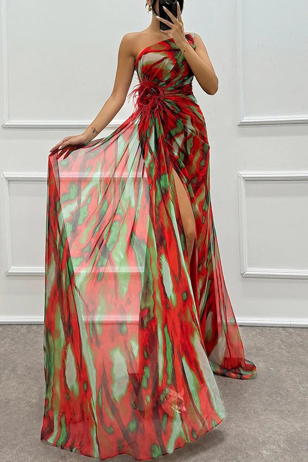 Naomi | Lebendiges Maxikleid