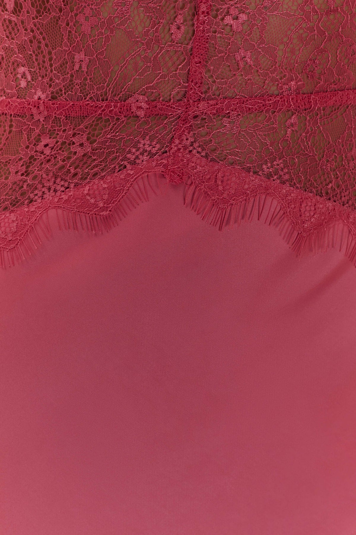 Kalira™ | Satin-Spitzen-Maxikleid