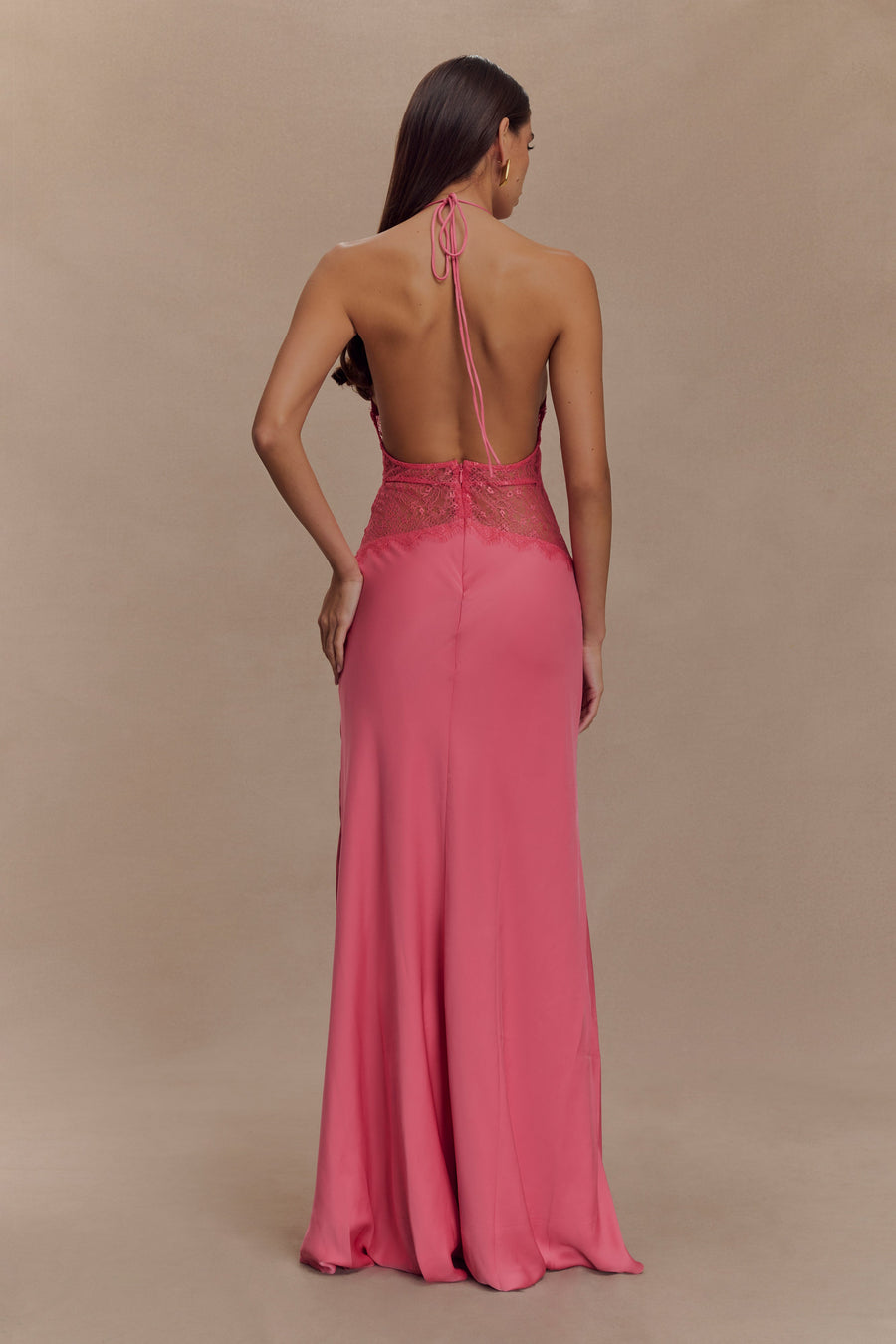 Kalira Satin Lace Maxi