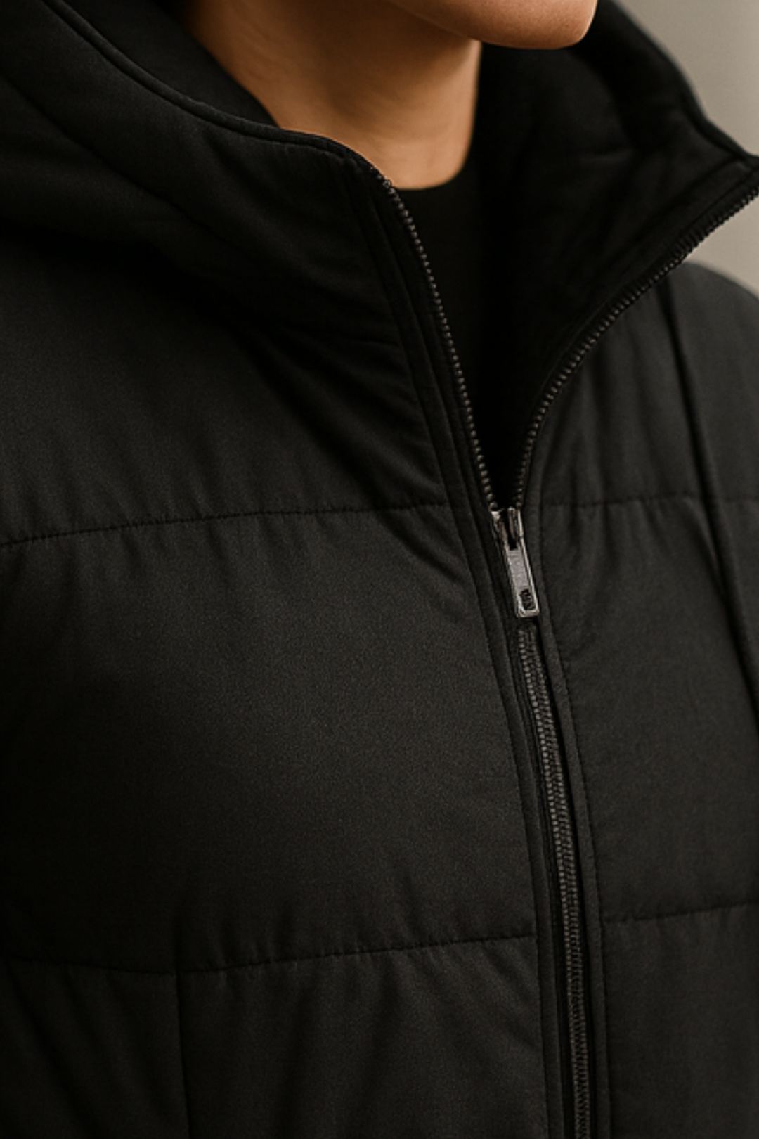 Mairah | Gepolsterte Kapuzen-Daunenjacke