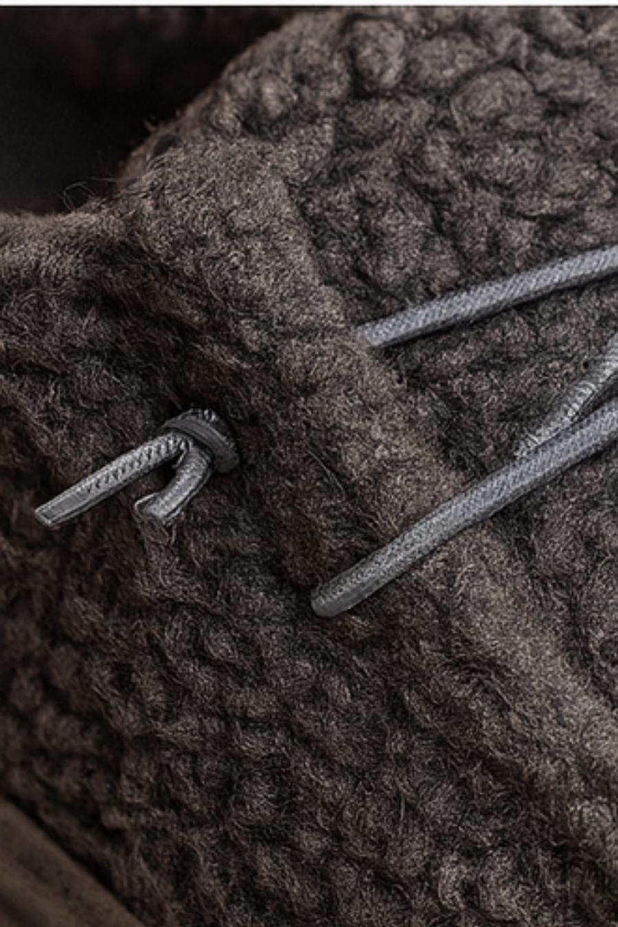 Winnie Cozy Teddy Slippers Gray