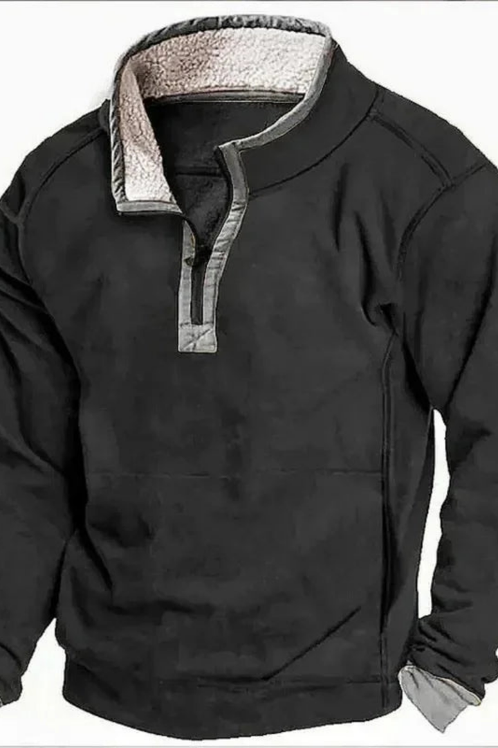Piolo Fleece-Hemd - Schwarz