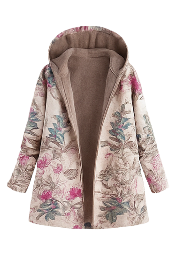 Lamelia Jacke mit Fleecefutter - Rosa