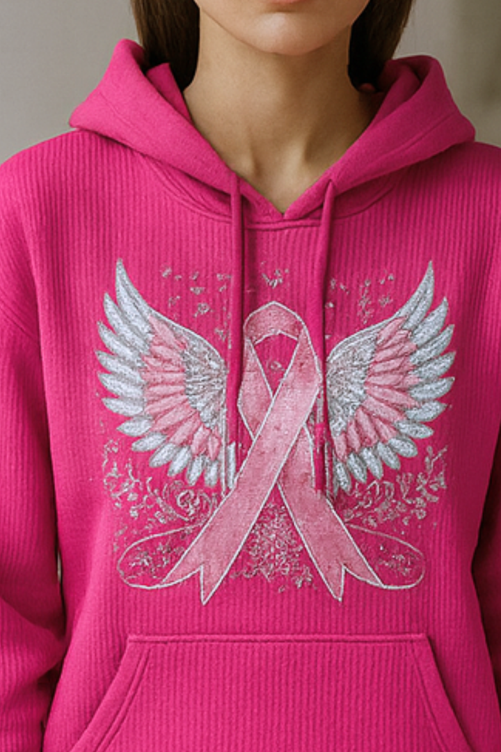 Briana | Sweater mit Brustkrebs-Schleife