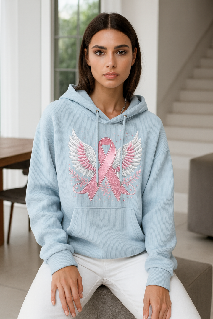 Briana | Sweater mit Brustkrebs-Schleife