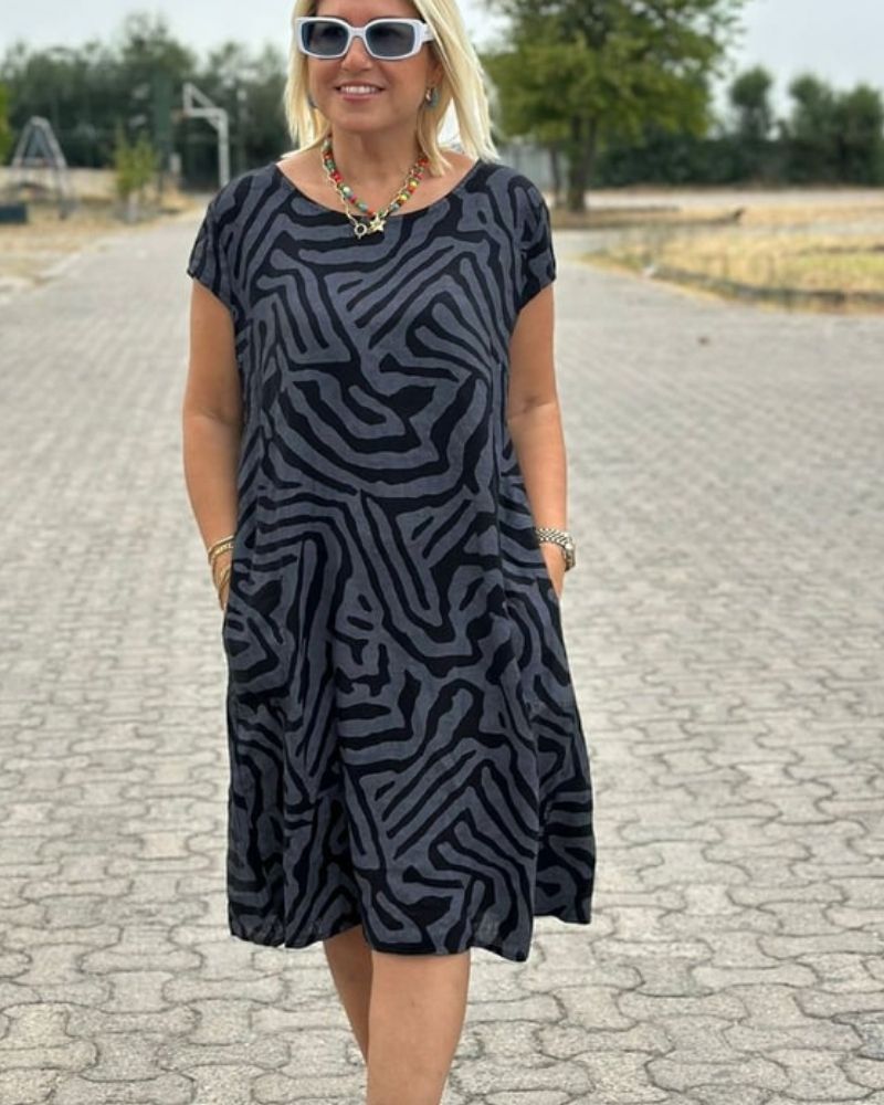 Serin™ | Elegantes bedrucktes Kleid