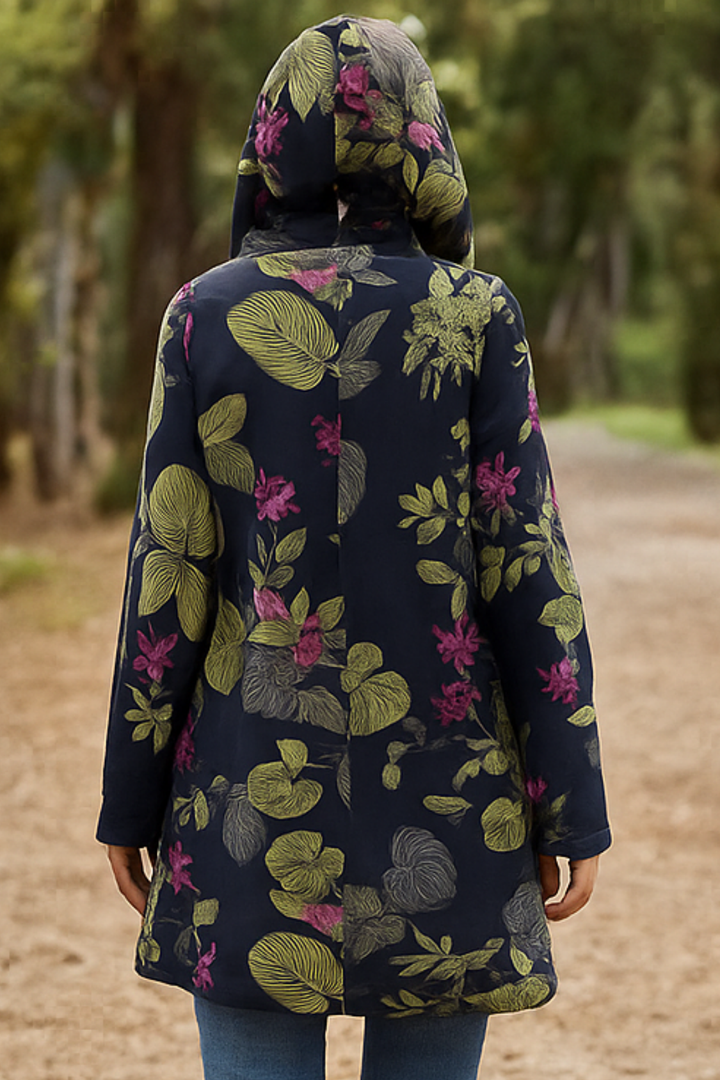 Lamelia Jacke mit Fleecefutter - Dunkelblau