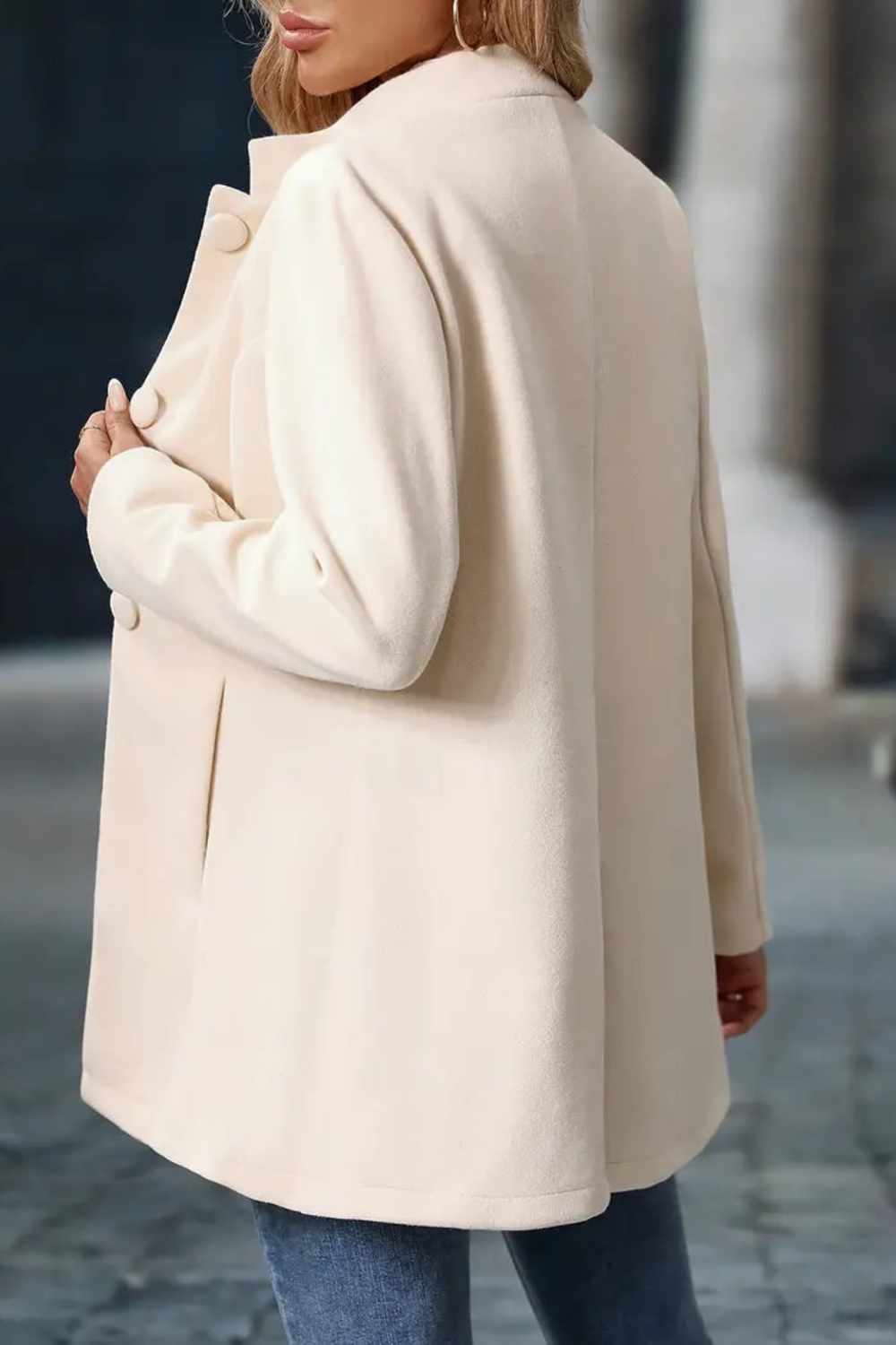 Claire Elegante Jacke | Beige