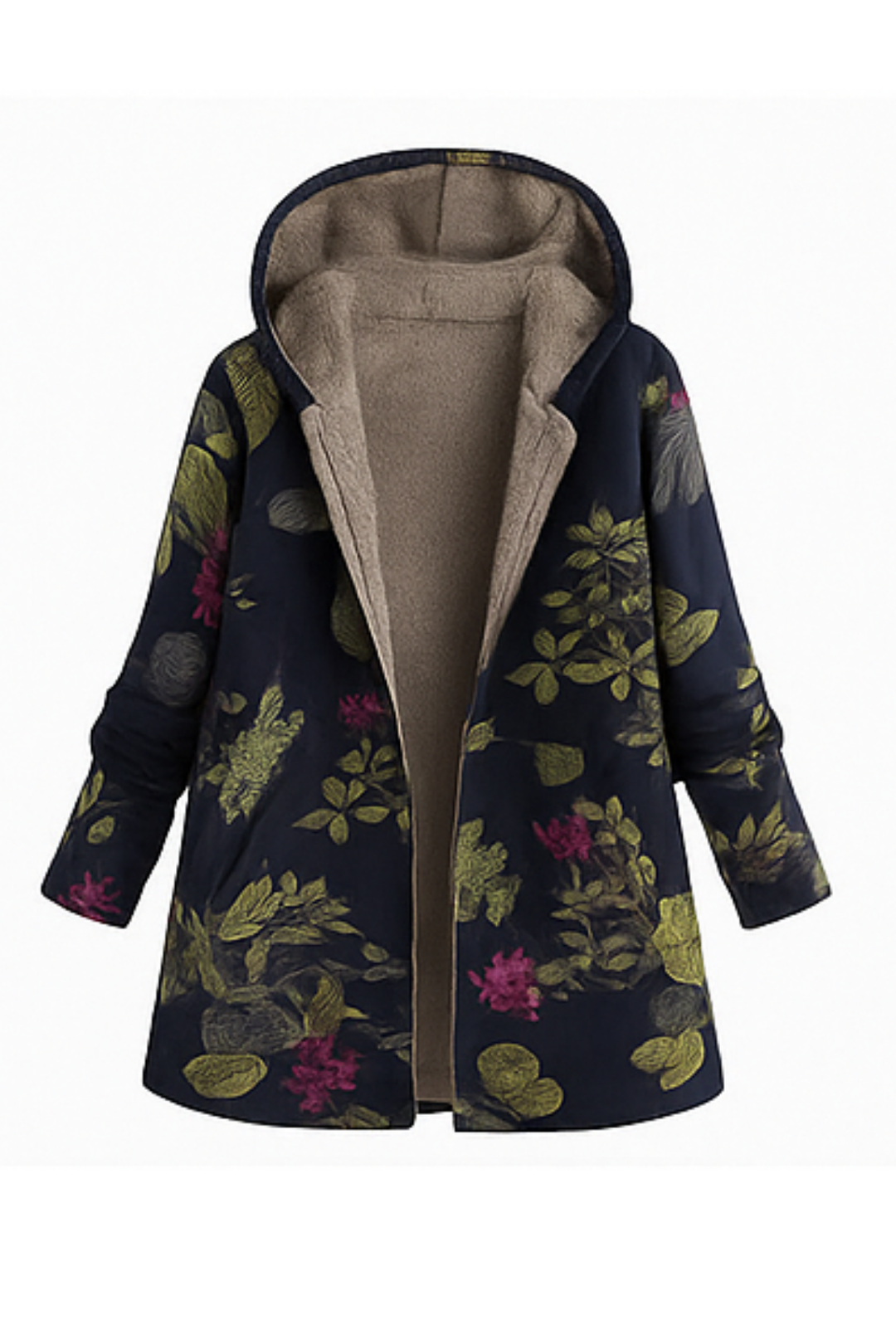 Lamelia Jacke mit Fleecefutter - Dunkelblau