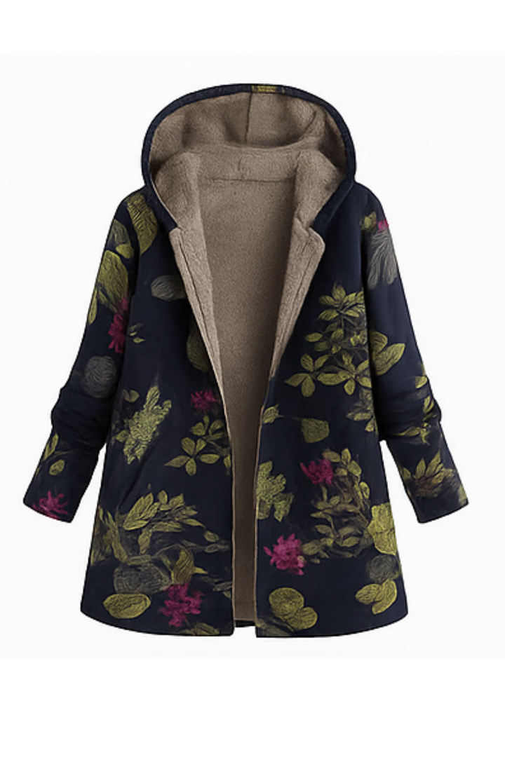 Lamelia Jacke mit Fleecefutter - Dunkelblau