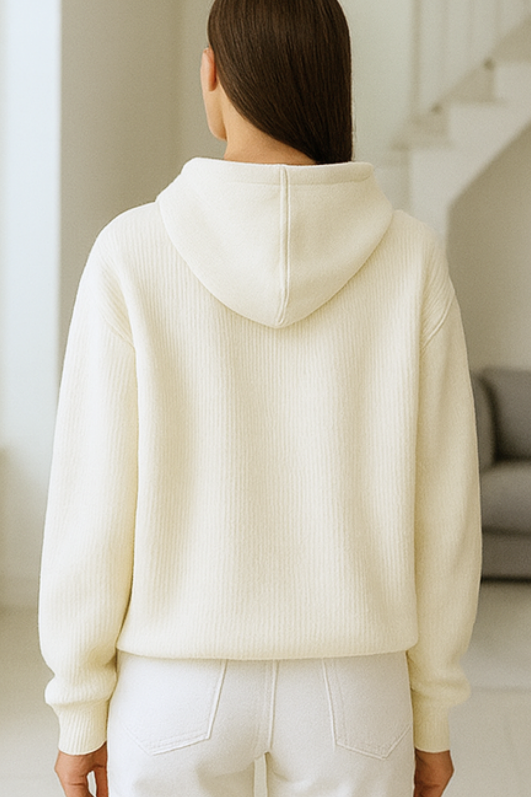 Briana | Sweater mit Brustkrebs-Schleife