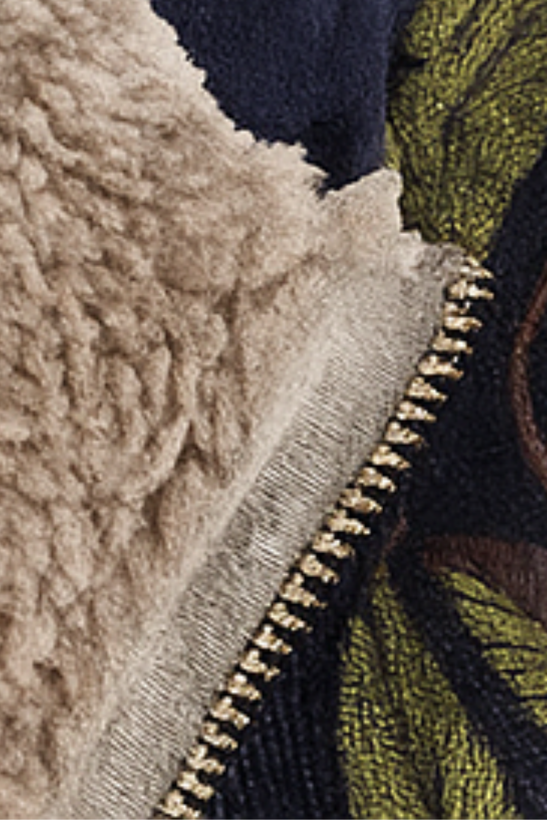 Lamelia Jacke mit Fleecefutter - Dunkelblau