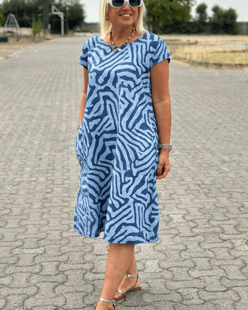 Serin™ | Elegantes bedrucktes Kleid