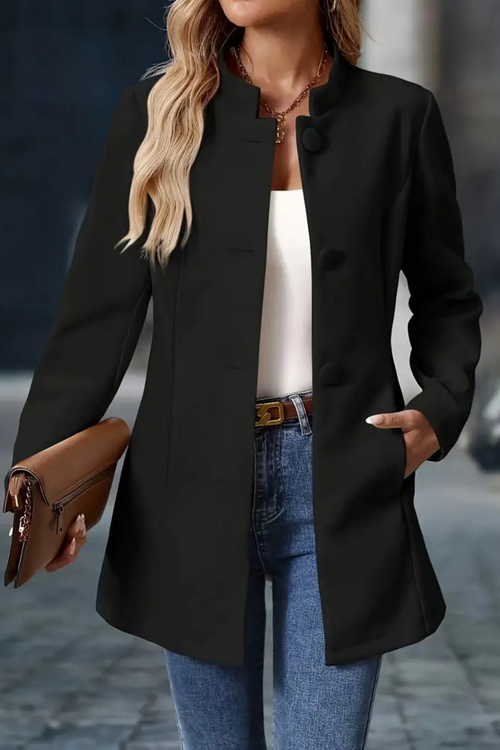 Claire Elegante Jacke - Schwarz