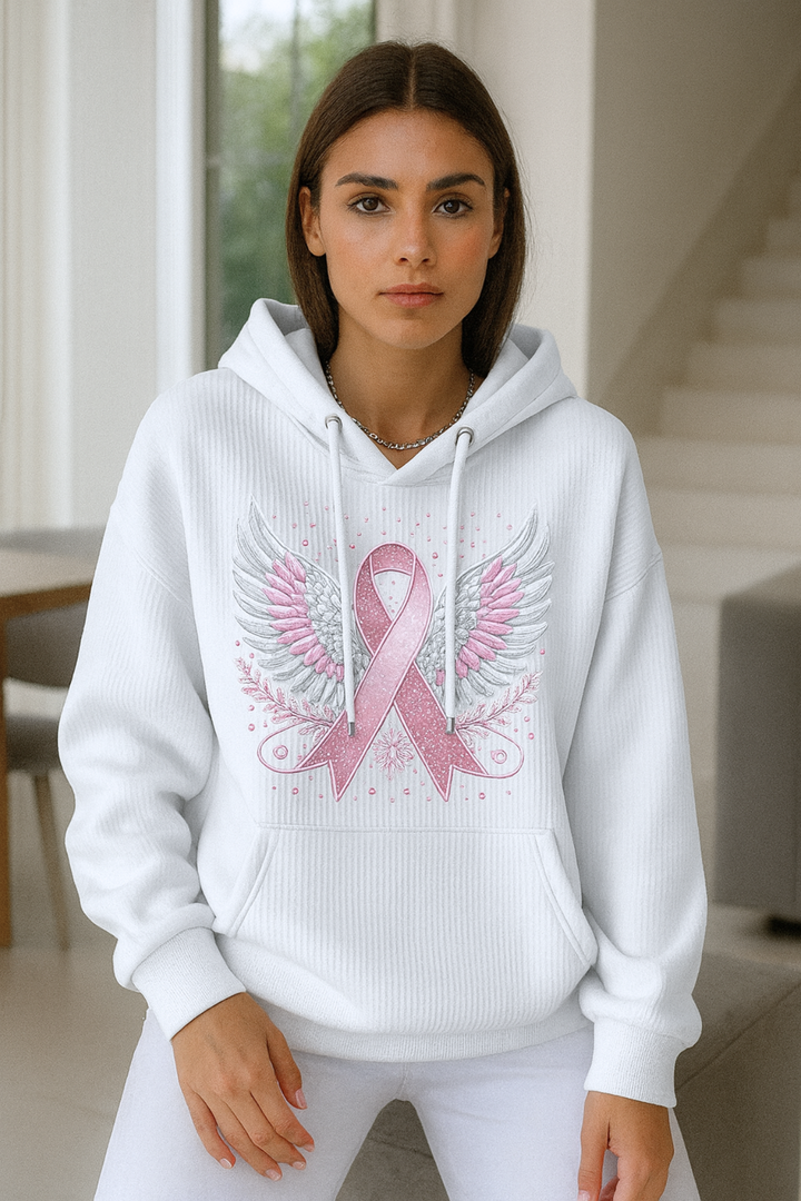 Briana | Sweater mit Brustkrebs-Schleife