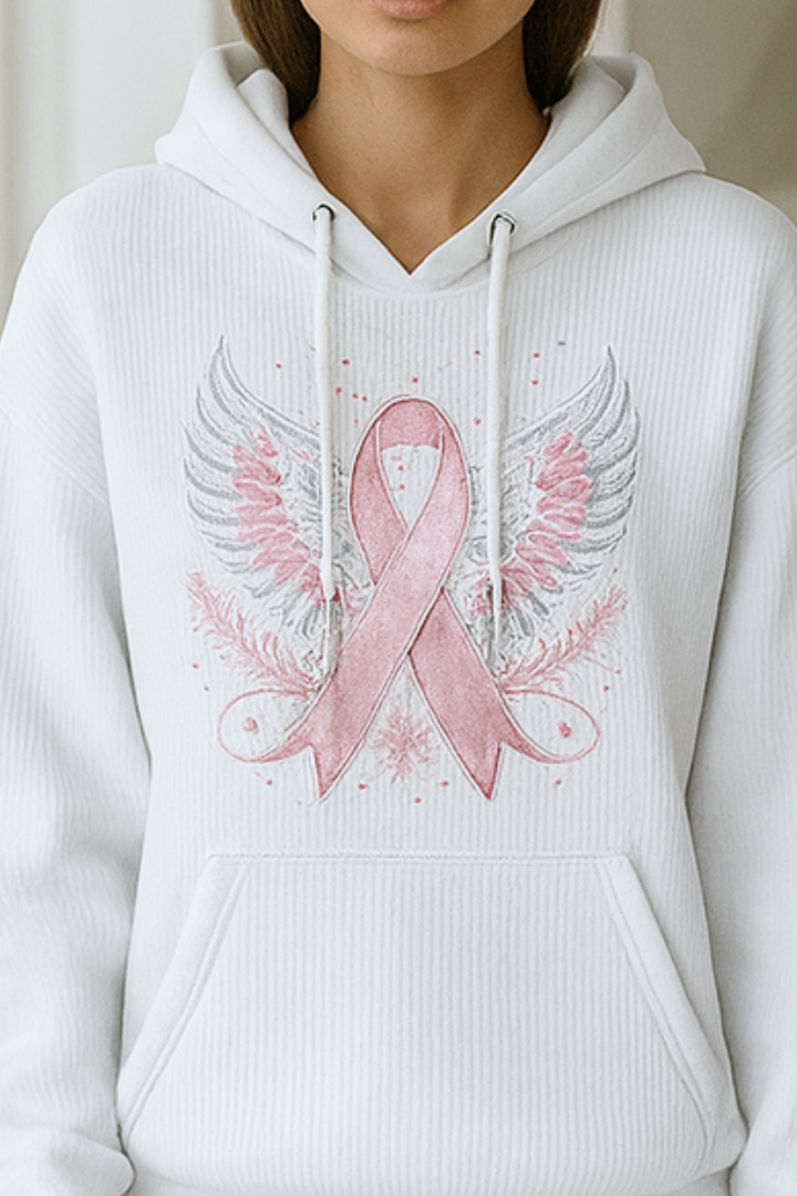 Briana | Sweater mit Brustkrebs-Schleife