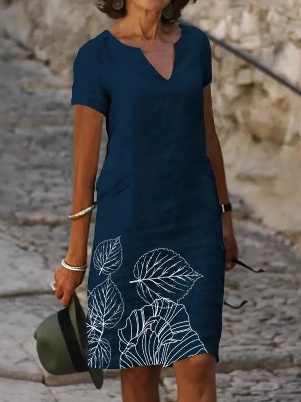 Josette | Elegantes Kleid mit V-Ausschnitt