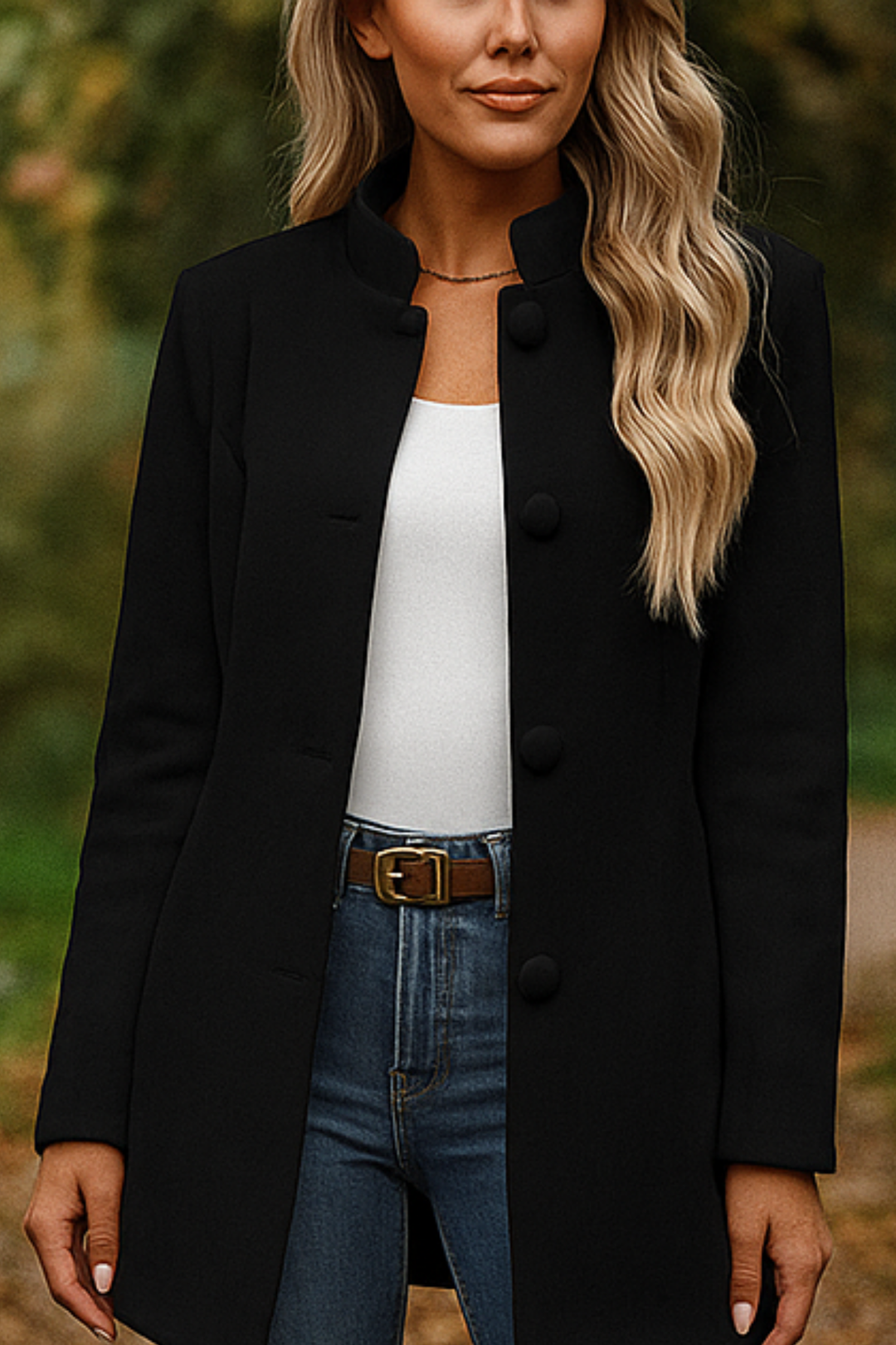 Claire Elegante Jacke - Schwarz