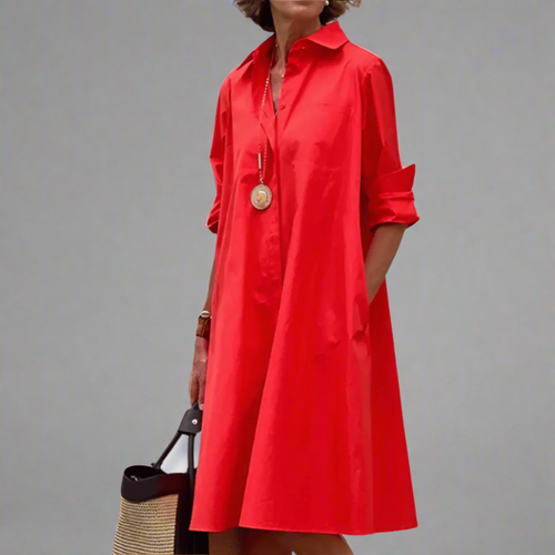 Sandrine Casual Elegant Polo Dress