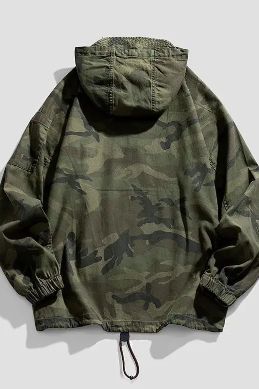 Eddie Lightweight Hooded Urban Camo Jacket for Spring to Fall