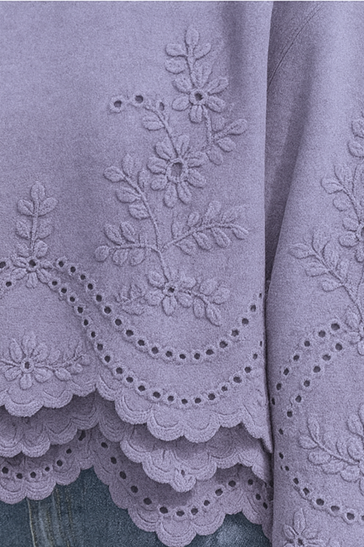 Lucia | Jumper mit Spitzen-Details