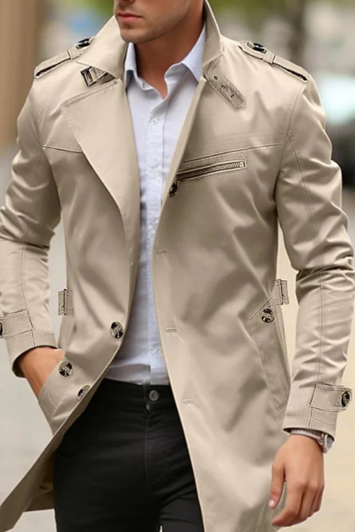 Johnson Premium Jacke für Herren - Hellbeige