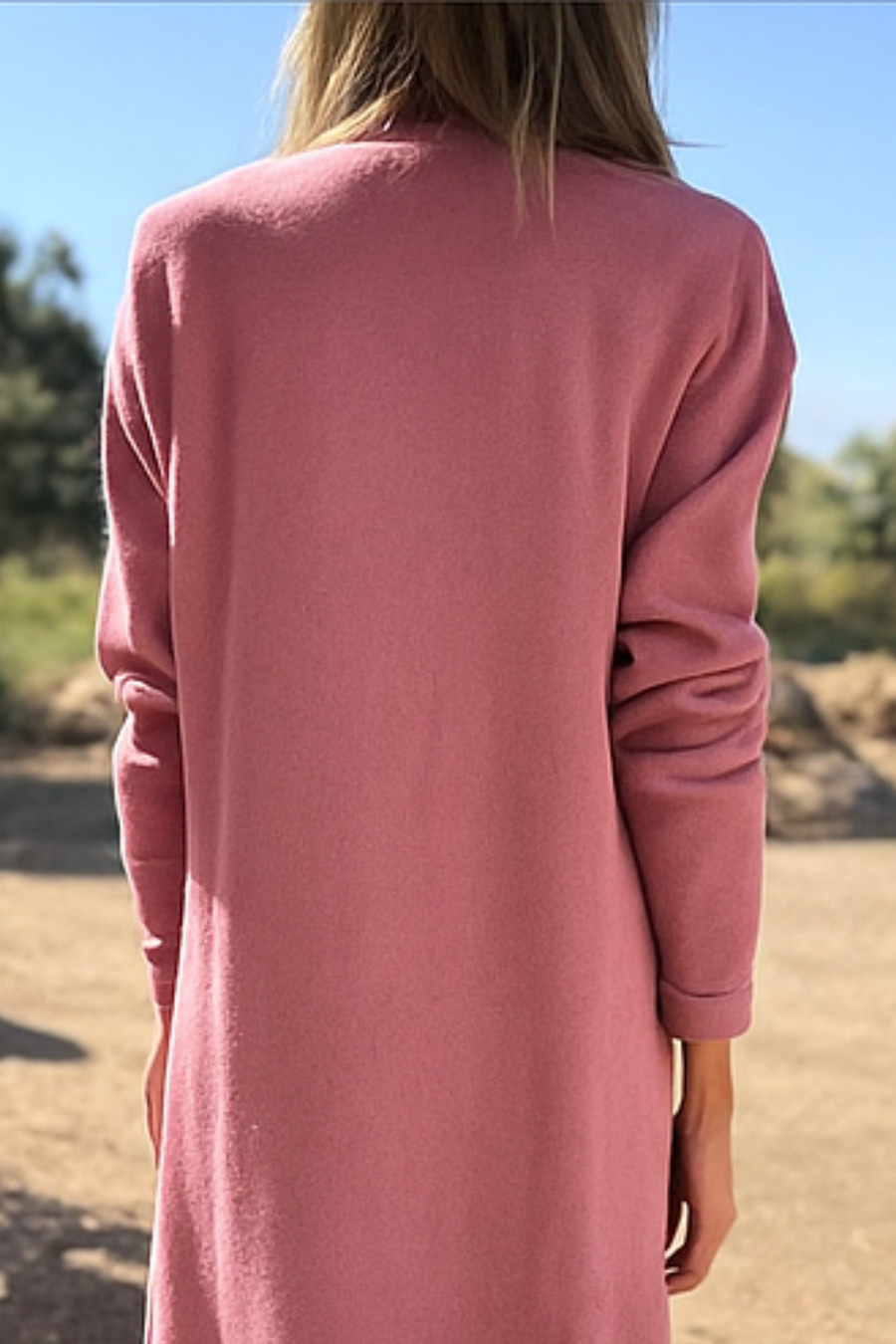 Nisha Long Cardigan Pink