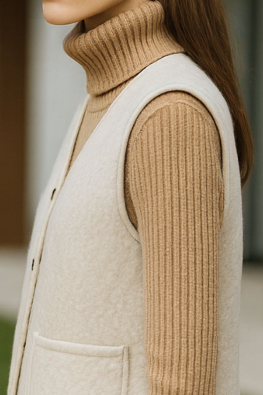 Roswell Soft Wool Front-Button Cardigan Stylish Sweater