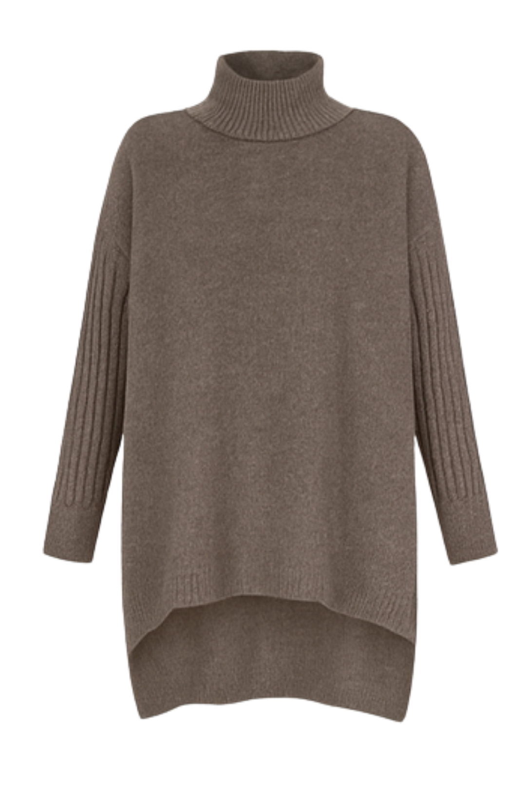 Bridgette | Langer Rollkragenpullover