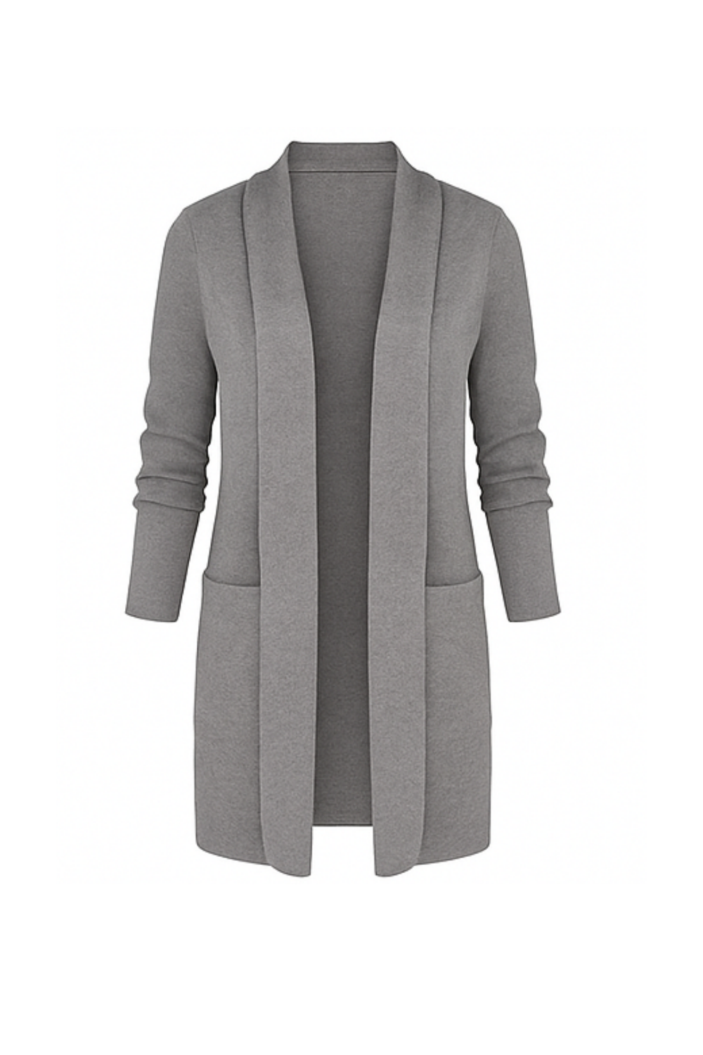 Nisha Langer Cardigan | Grau