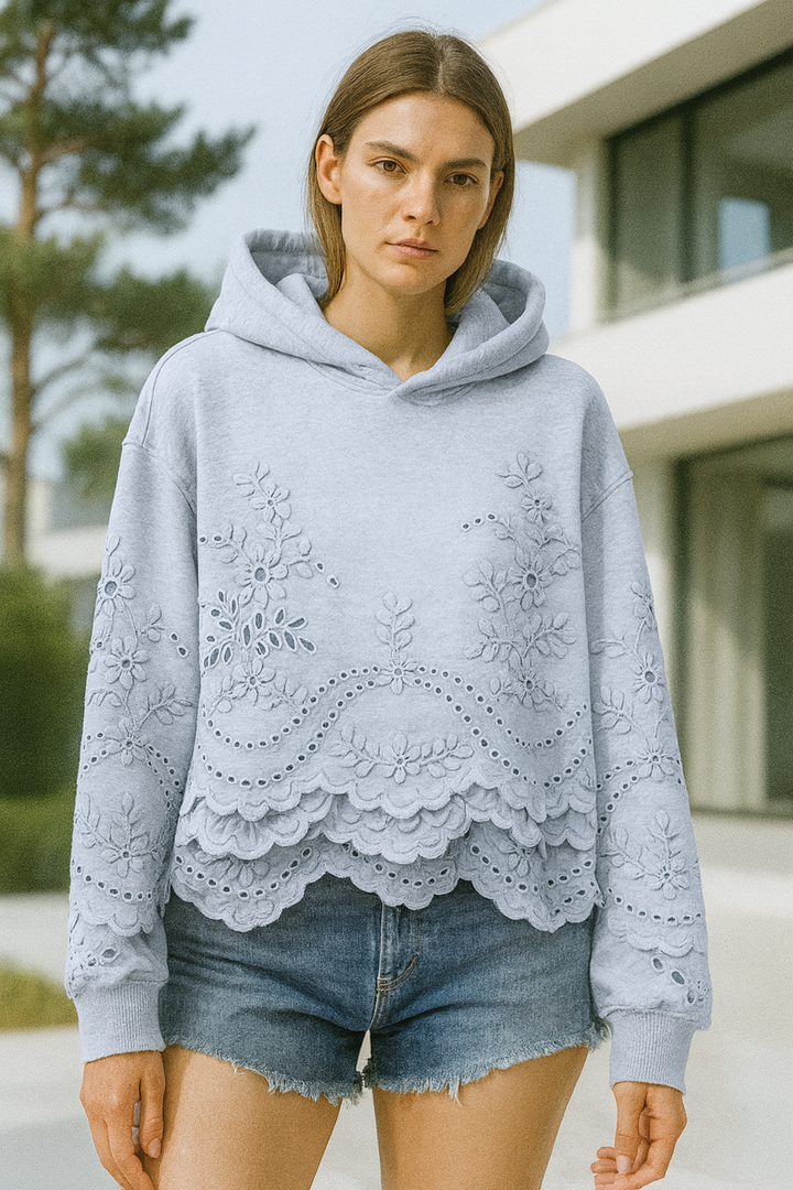 Lucia | Jumper mit Spitzen-Details