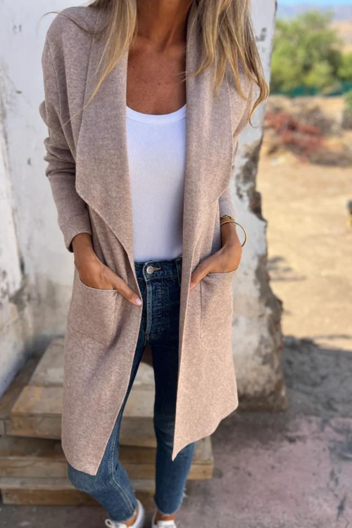 Nisha Langer Cardigan - Khaki