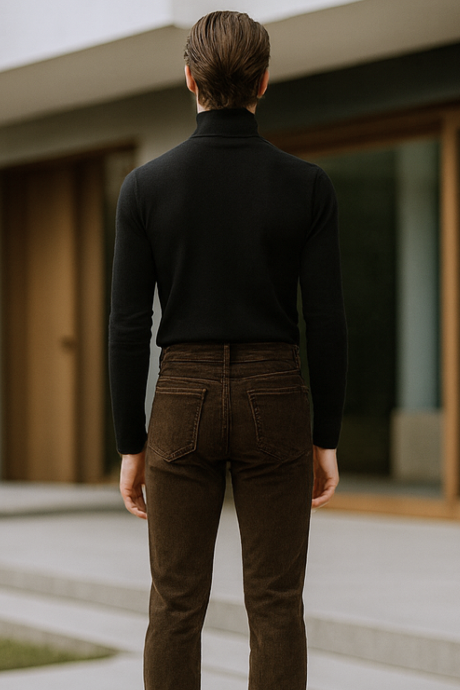 Sanz Corduroy Tailored Suit Dress Pants Flattering Pants