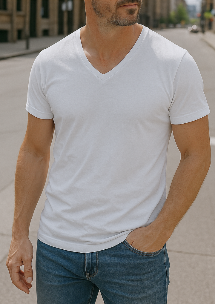 Jadrien Sunspel T-Shirt aus Bio-Baumwolle - Weiß