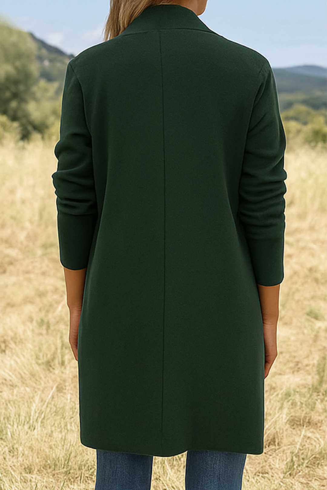 Nisha Langer Cardigan - Grün