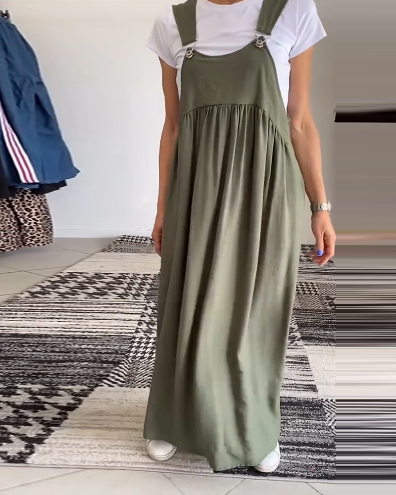 CAMILLE | Fließendes ärmelloses Casual-Chic Kleid