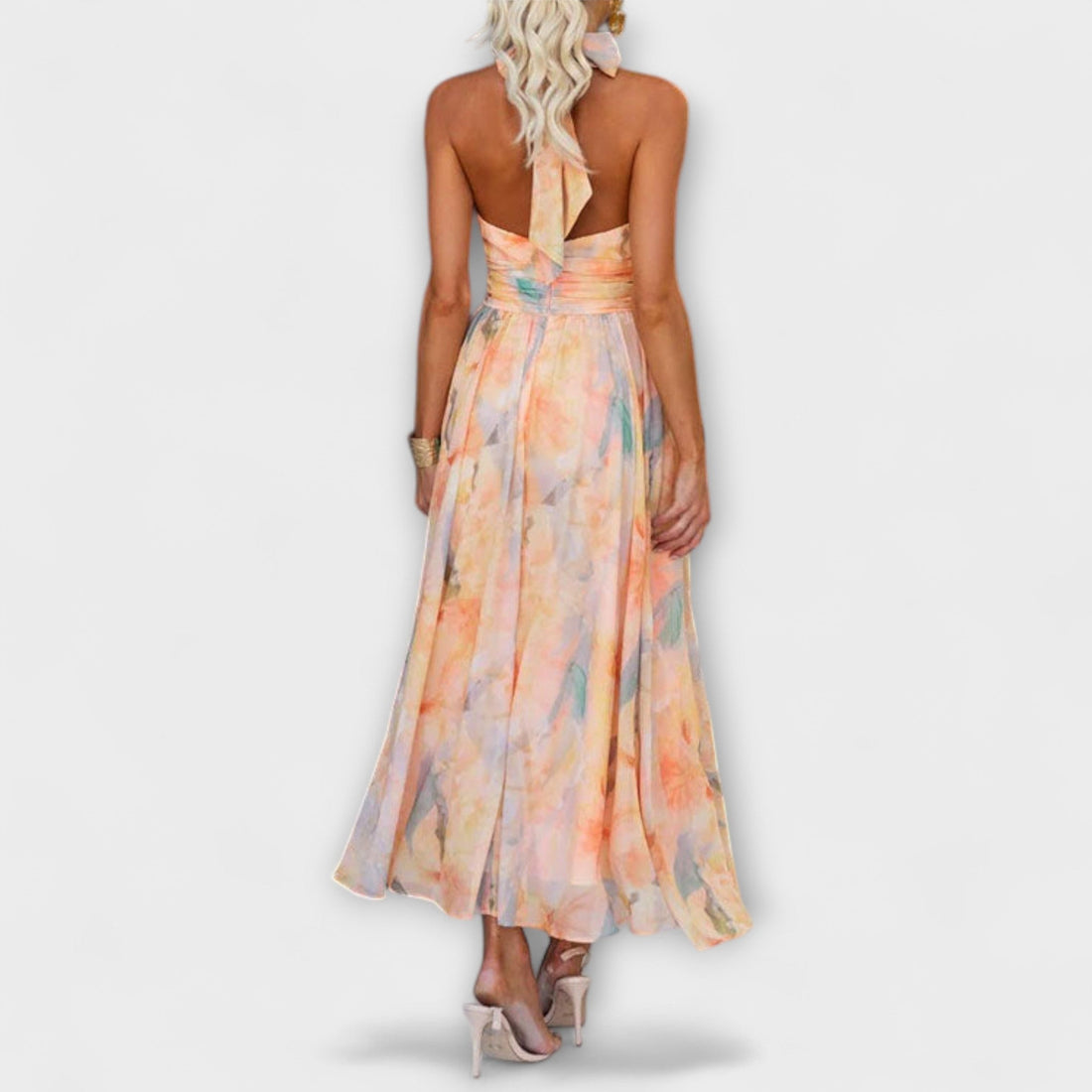 Elettra – Maxikleid mit Neckholder