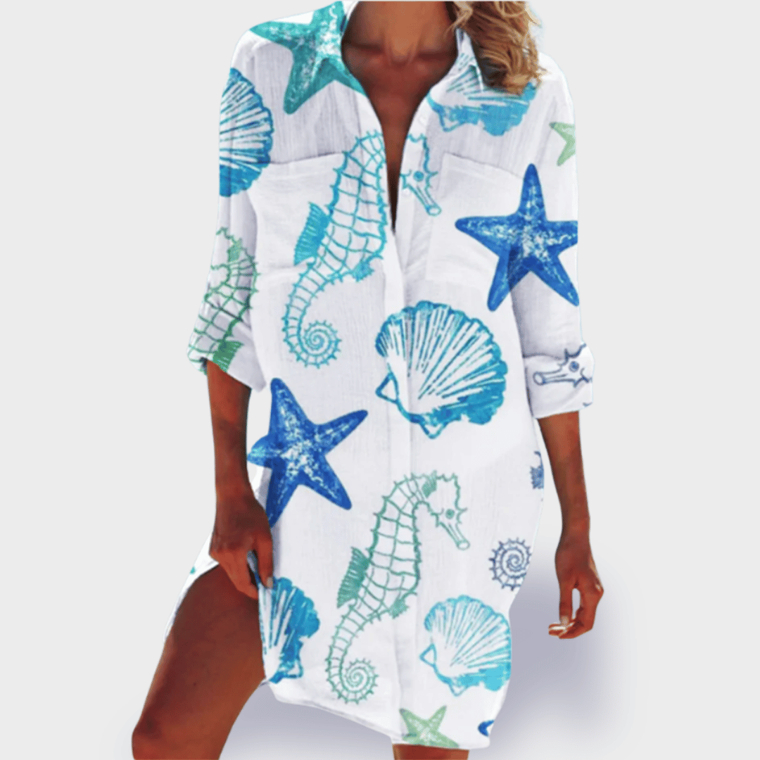 Brigitte | Buntes, leichtes Sommerkleid