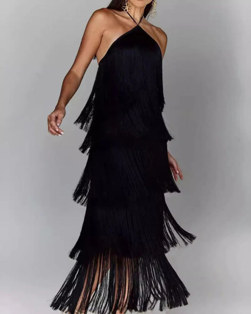 Adena™ | Quastenkleid der Eleganz