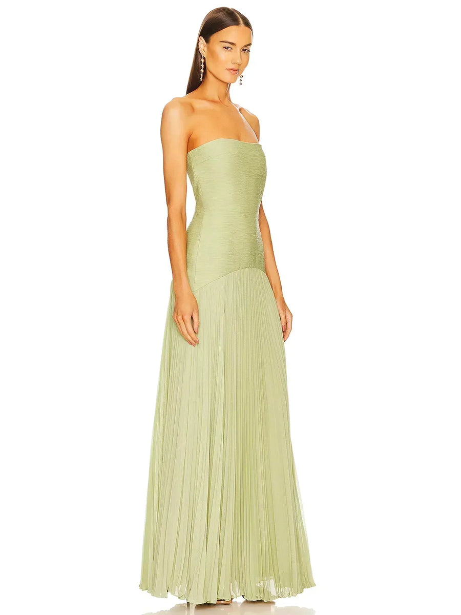 Sabrina Sleeveless Drop-Waist Maxi Dress