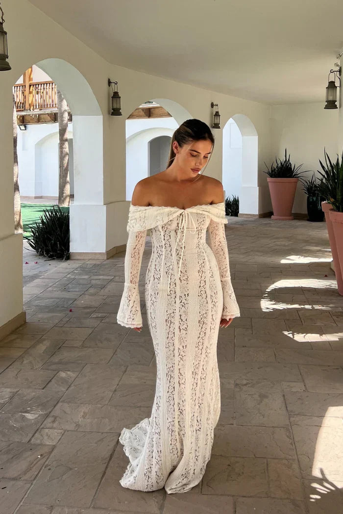 Georgetta | Spitzen-Maxikleid