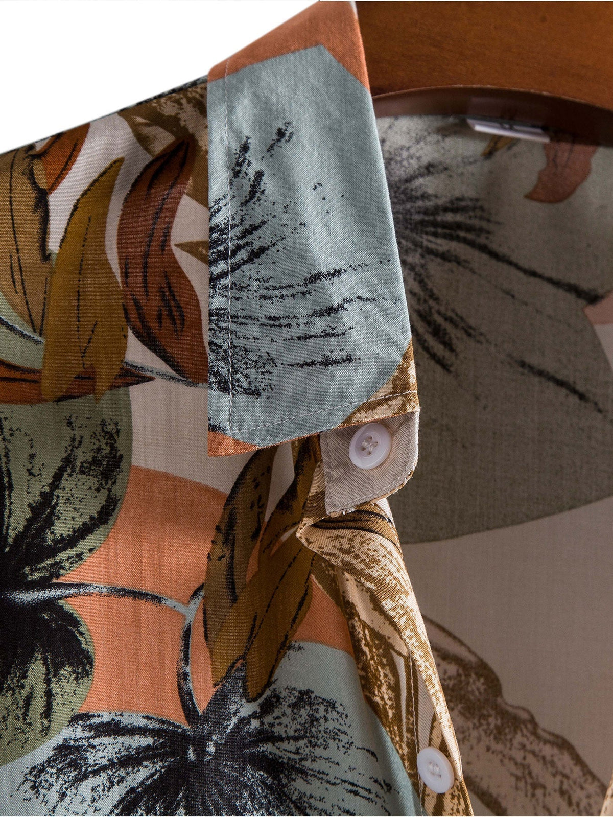 Tropenhemd und strukturierte Baumwollshorts (5")