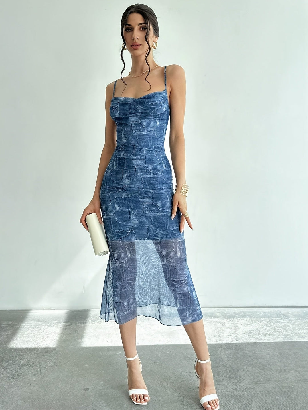 Solara Mesh Trägerkleid