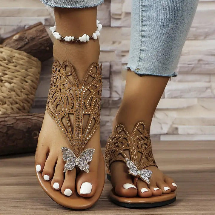 Ellie™ | Stylische Ledersandalen