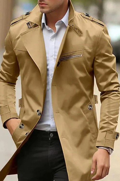 Johnson Premium Jacke für Herren - Dunkelbeige