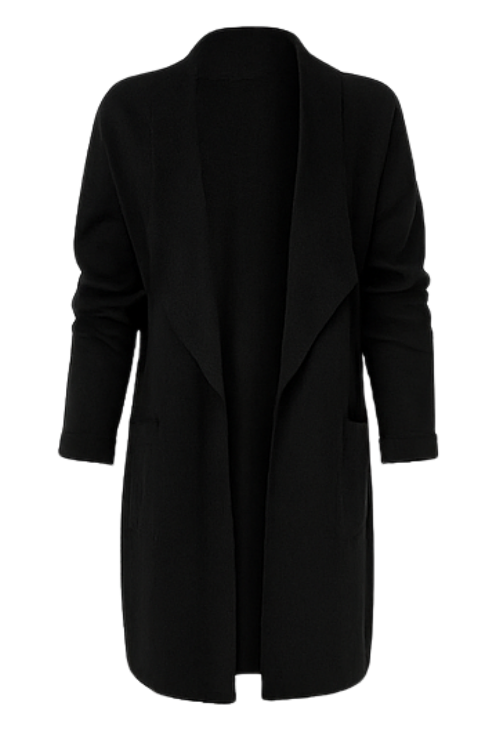 Nisha Langer Cardigan | Schwarz