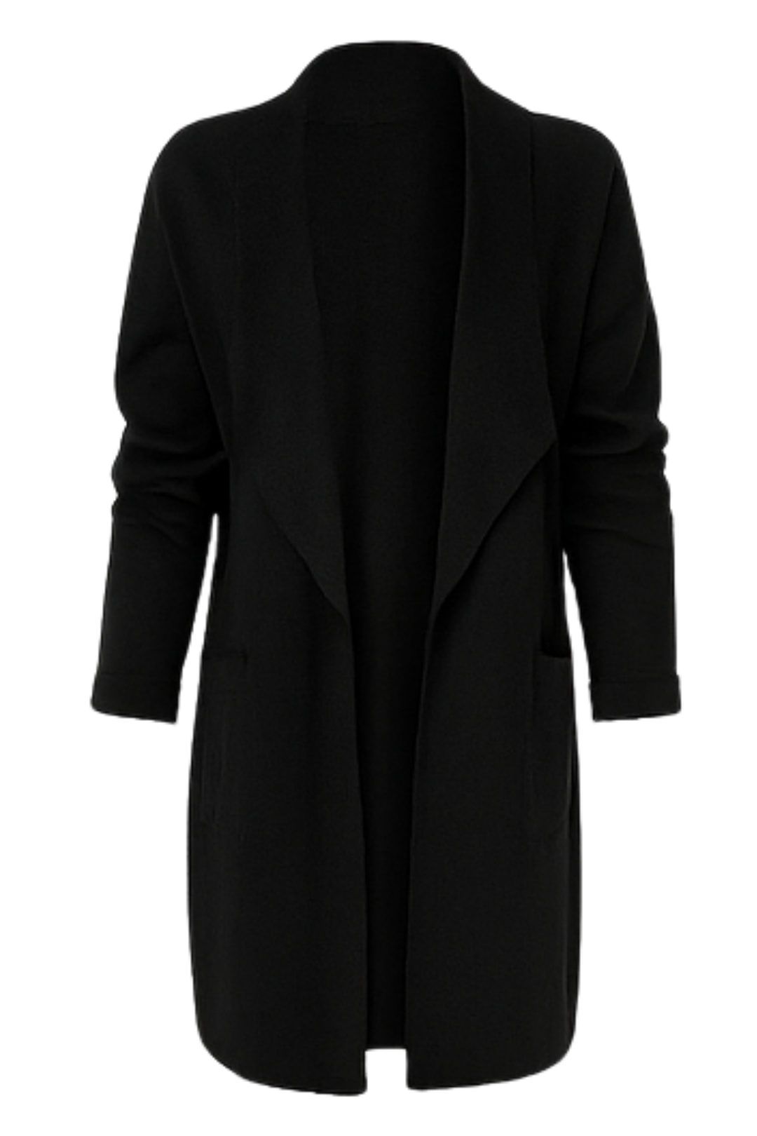 Nisha Langer Cardigan - Schwarz