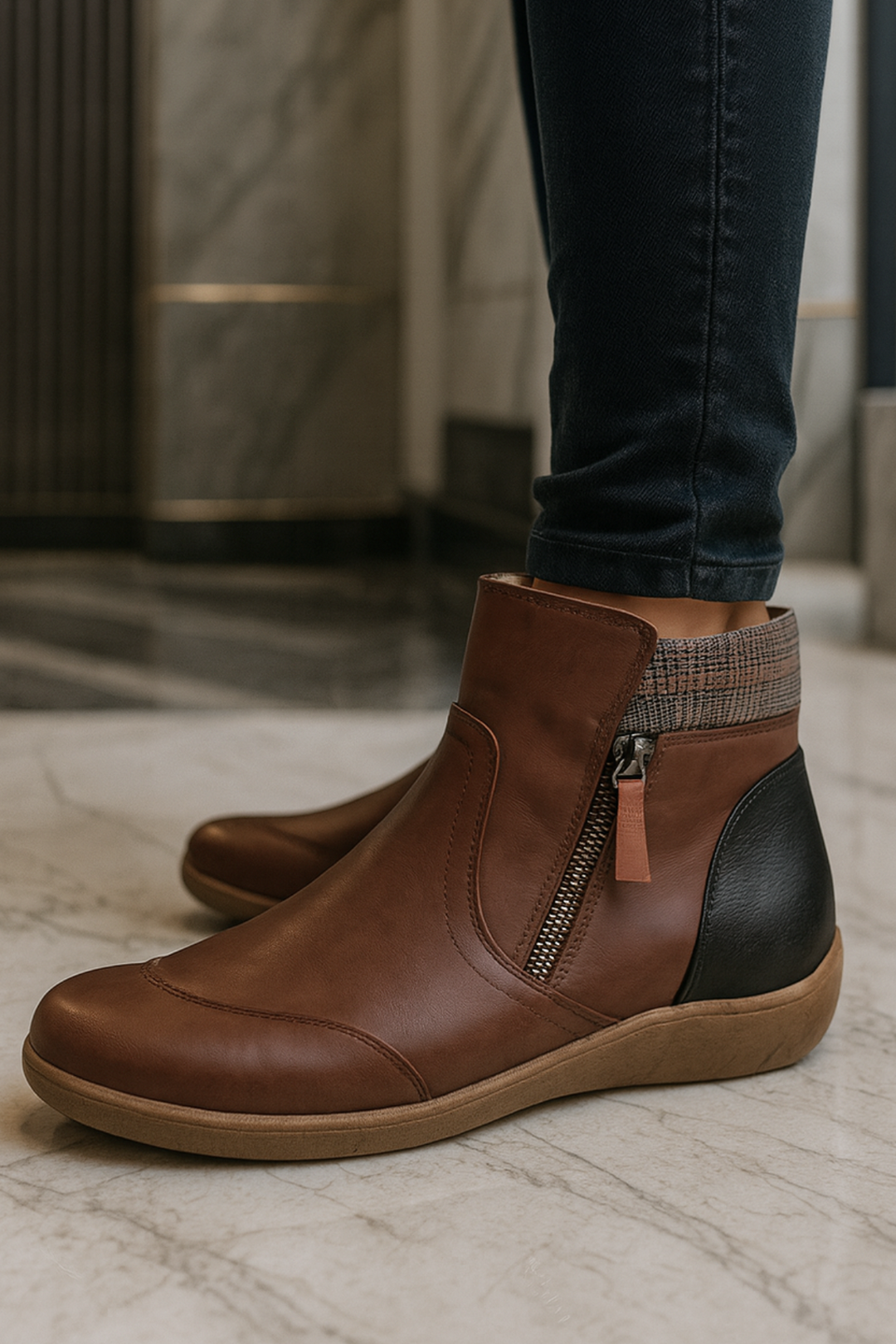 Geordie | Waterproof Orthopedic Leather Boots