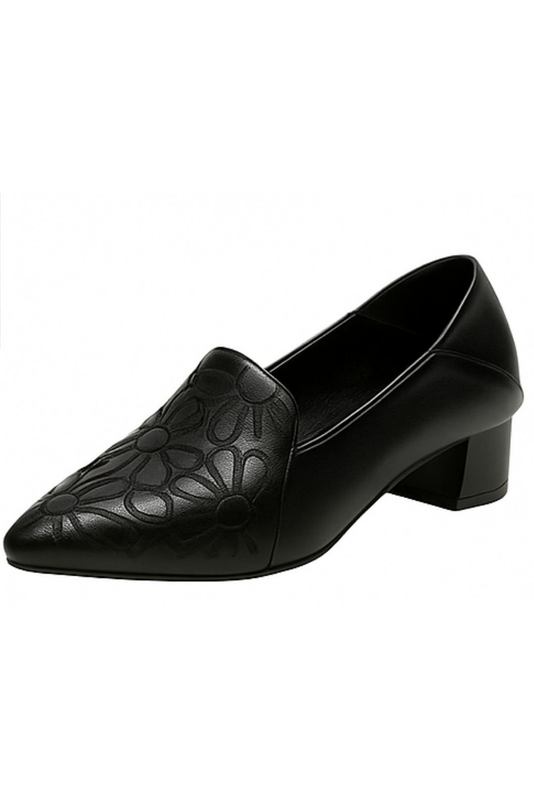 Marlene Pumps aus veganem Leder - Schwarz