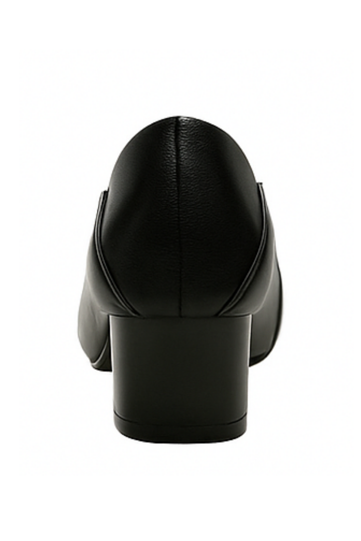 Marlene Pumps aus veganem Leder - Schwarz